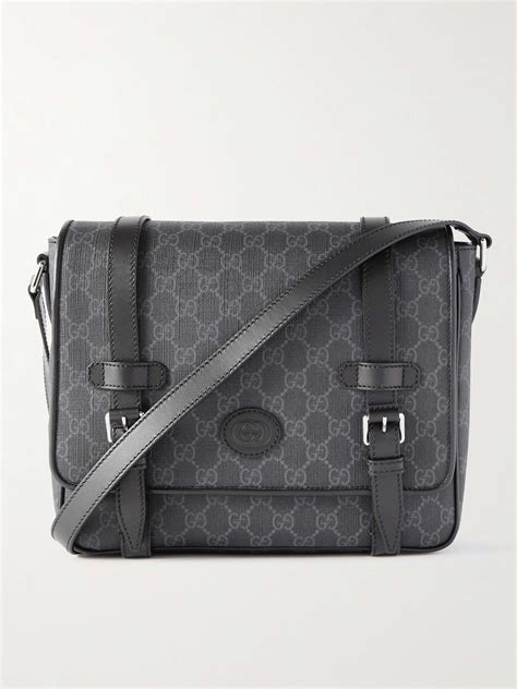 gucci messenger bag mr porter|Gucci Messenger bag.